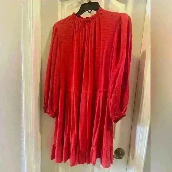 Universal Threads red dress with high neck. Size Small. Worn one time. - Picture 3 of 7
